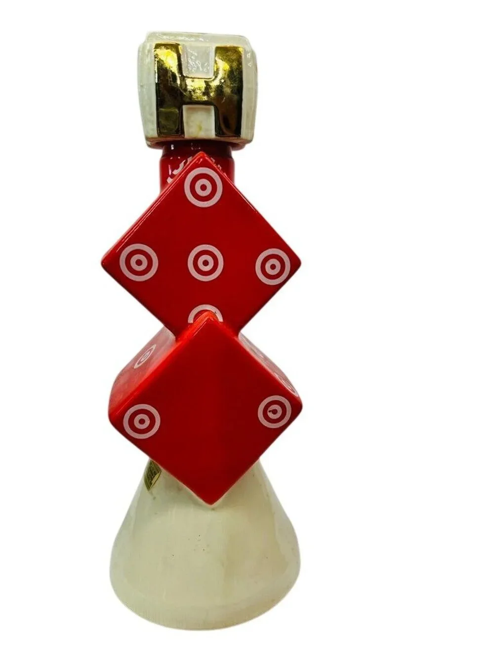 Vintage 1968 Ezra Brooks Harolds Club Dice Reno Whiskey Decanter -EMPTY-